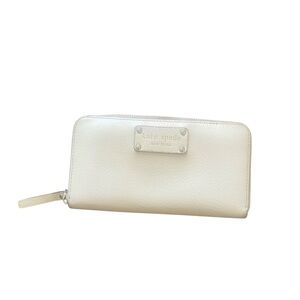 Kate Spade Cream Zip Travel Wallet